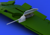 Eduard 648246 Bf 109 cannon pods 1/48 EDUARD